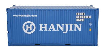 1:20 HANJIN Shipping Container Model ABS Resin & Wood