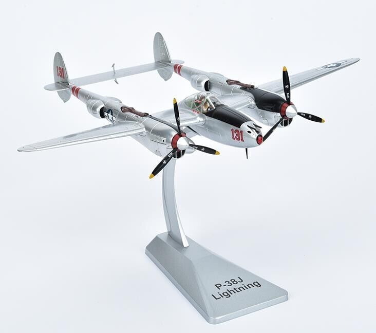 1:48 AF1 Lockheed Martin P-38J LIGHTNING USAF WWII Fighter Diecast Plane Model