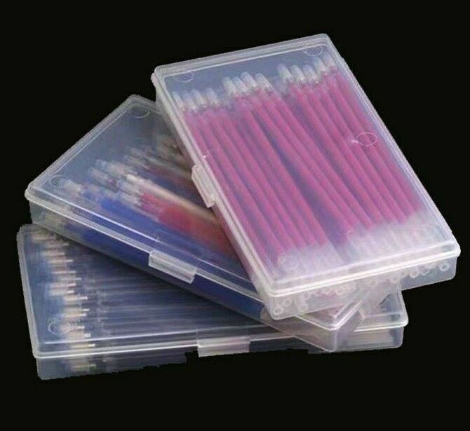 40Pcs/Set Heat Erasable Pens High Temperature Disappearing Fabric Marker Refills