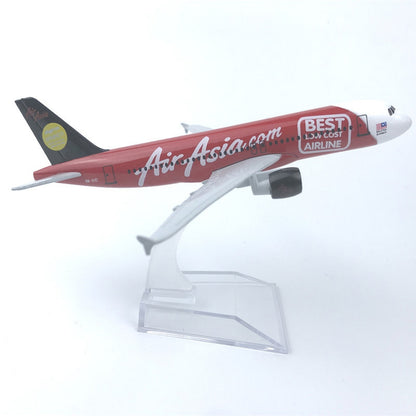 1:400 15cm Aircraft Asia 2007 A320 Best Alloy Plane Model Airplane Ornaments
