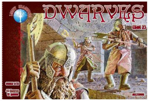 DWARVES SET 2 1/72 Soldiers Figures Model Kit DARK ALLIANCE
