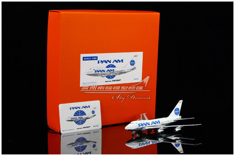 1:400 JC Wings PAN AM BOEING 747SP Passenger Plane Diecast Aircraft Model