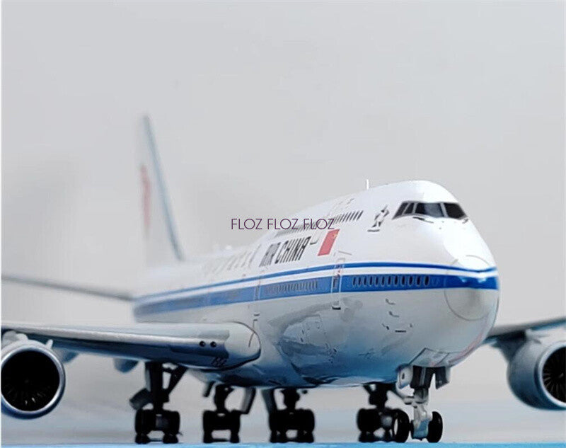 for YY Wings for AIR CHINA for Boeing B747-8i B-2481 1:400 Plane Pre-built Model