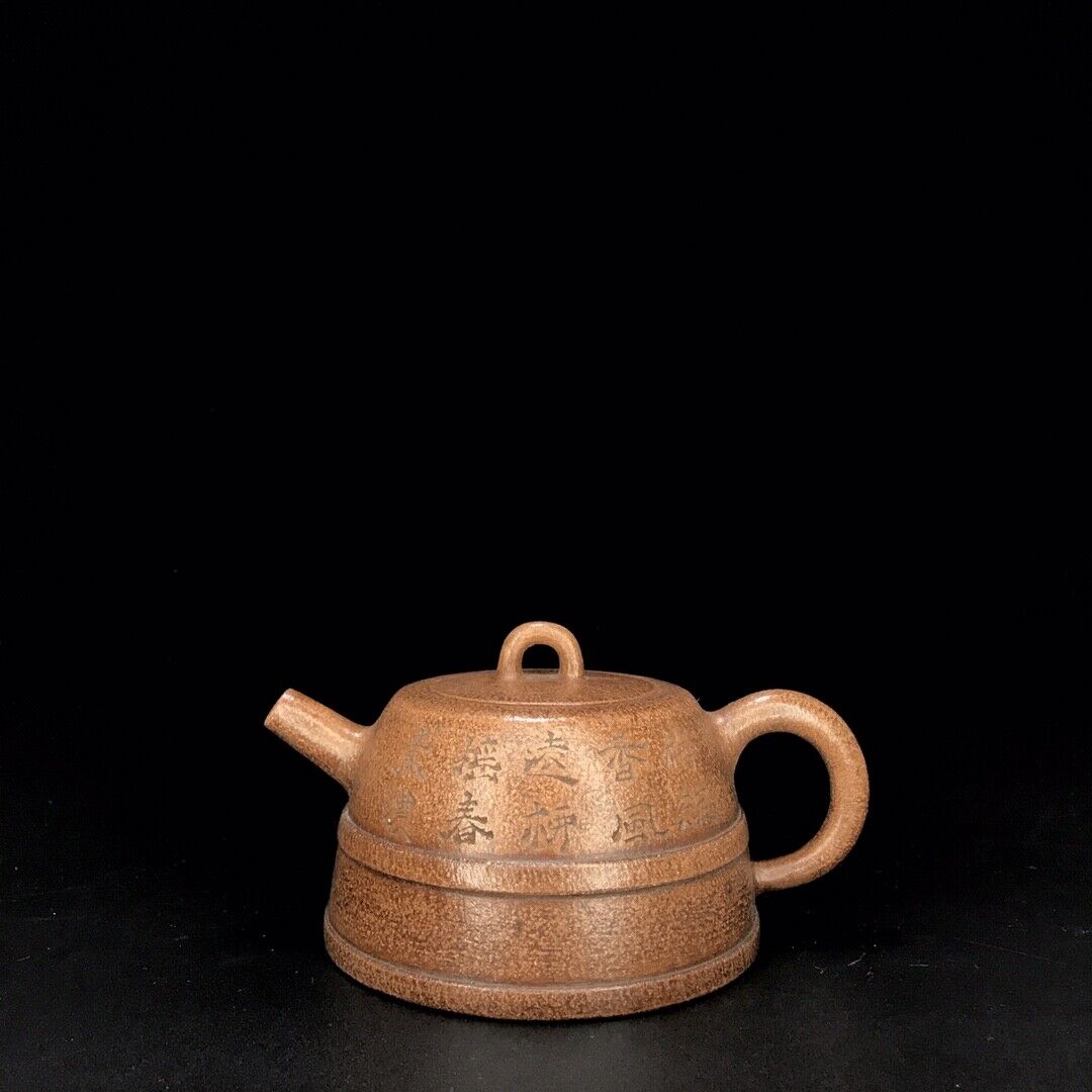 vintage chinese yixing purple clay teapot zisha ceremony teaware collection rare