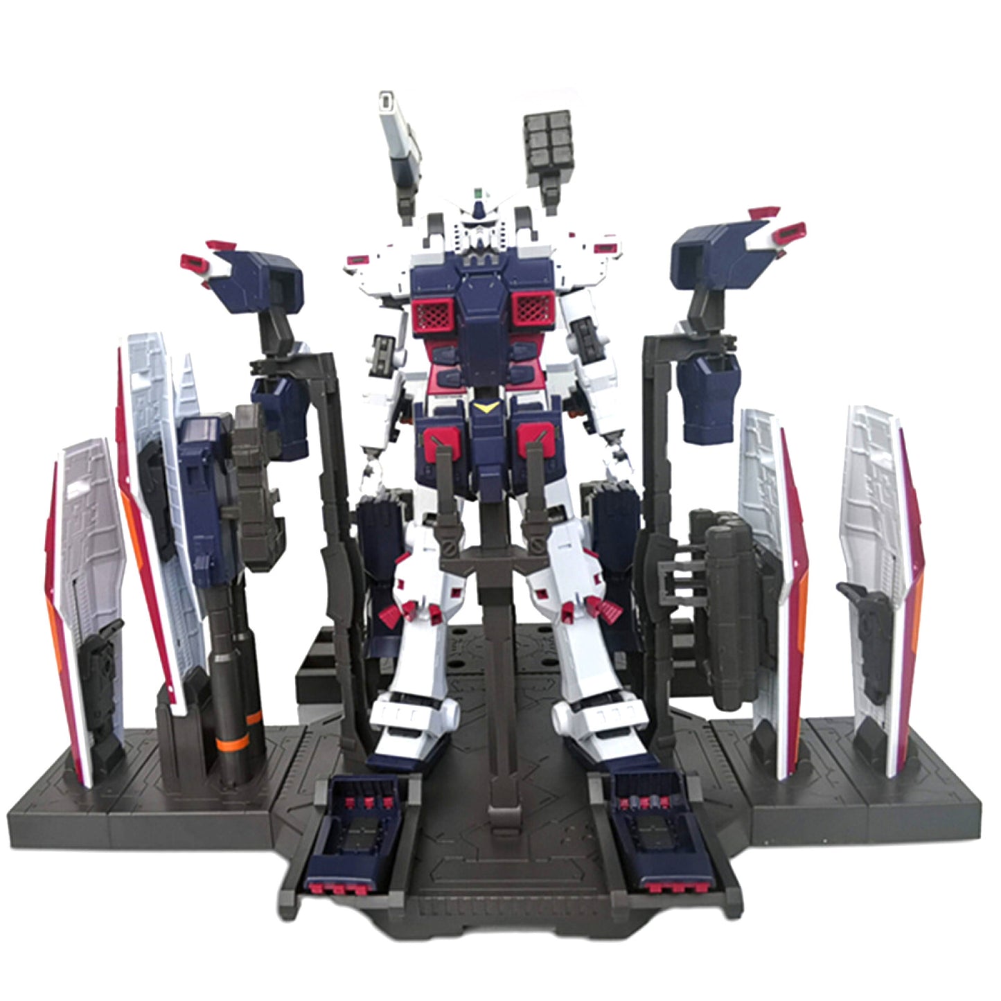 Plastic Action Figure Display Stand For 1/100 MG Full-Armor Gundam Thunderbolt B