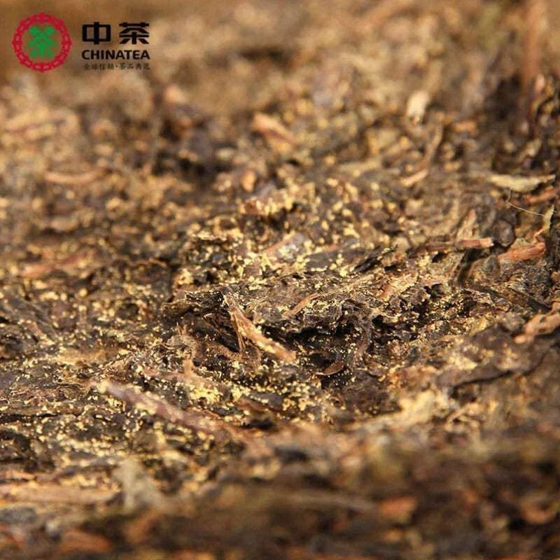 760g Hunan Anhua Golden Flower Dark Brick Tea Fu Zhuan Dark Tea Fu Brick Tea