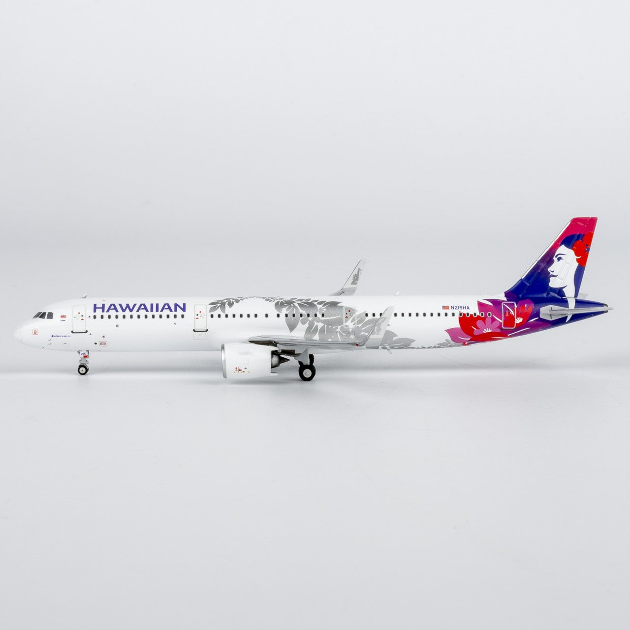 1:400 NGmodels Hawaiian Airlines Airbus A321neo Airplane Diecast Plane Model