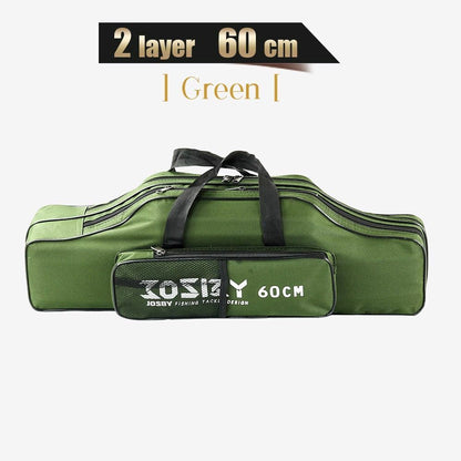 Fishing Rod Storage Bag Oxford Cloth Multifunctional 1/2/3 Layer Large Capacity