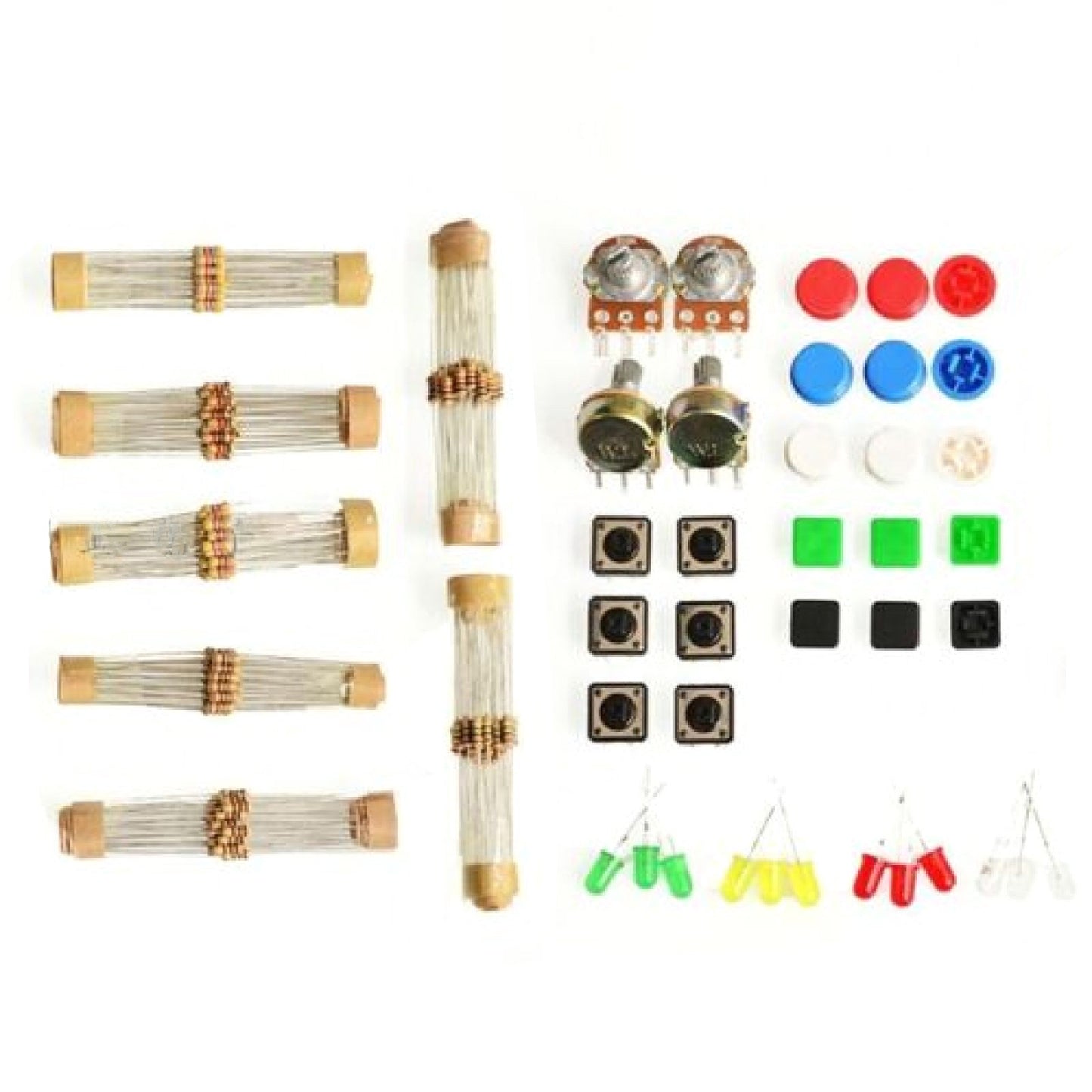New Electronic Parts Pack KIT for ARDUINO component Resistors Switchs Buttons