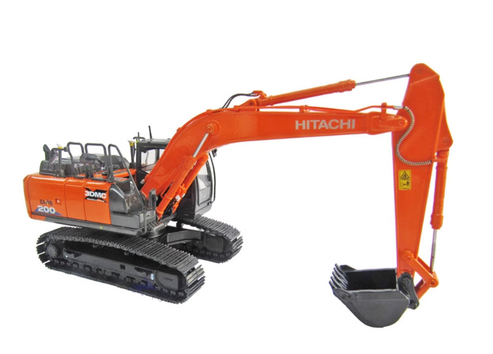 1:50 25CM ZX200X-6 3DMC Excavator Construction Machine Equipment Diecast Model