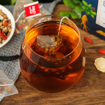 Natural Tea Formula Ginseng Five Treasure Tea, Kidney Tea Chinese Herbal Tea