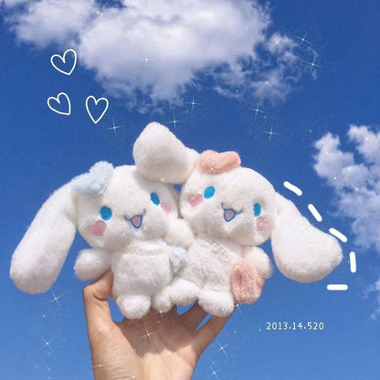 Sanrio Plush Cinnamoroll Pendant Plush Toy Bag Pendant Keychain