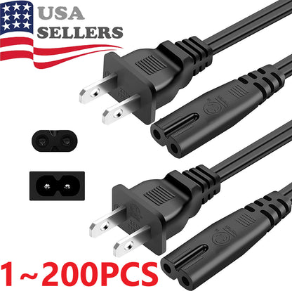 Sony Fat Edition Original PS2 AC Power Adapter Cord Works For PS1 PS3 PS4 8Z Lot