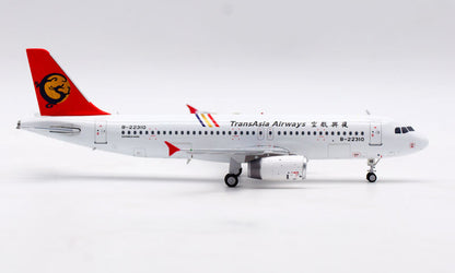 1:200 ALB TransAsia Airways AIRBUS A320 Passenger Airplane Diecast Plane Model