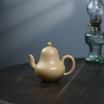 120cc Pot Yixing Zisha Green Clay Original Benshan Lvni Handmade Siting Teapot
