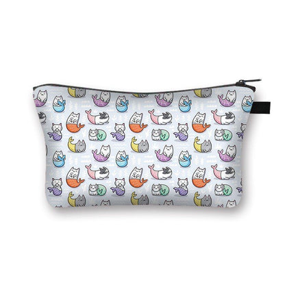 Cosmetic Bag Cartoon Toiletries Purse Small Clutch Makeup Handbag 13*15*21CM 1PC