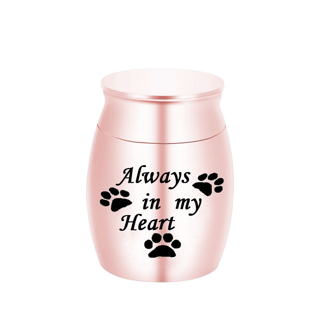 Hot selling pet hair mini urn light pink light blue urn - usa