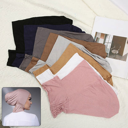 Women Under Scarf Turban Hat Modal Hijab Cap Islamic Muslim Soft Stretch Hijab ⊰