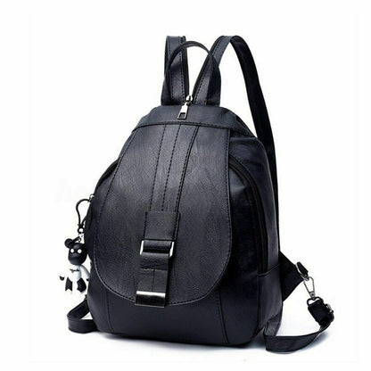 Women's Ladies PU Leather Backpack Travel Handbag Satchel Rucksack Shoulder Bag
