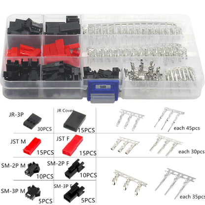 1 Box RC Car Boat Servo Plug Male Female Connector Crimp Pin Wire Accessories