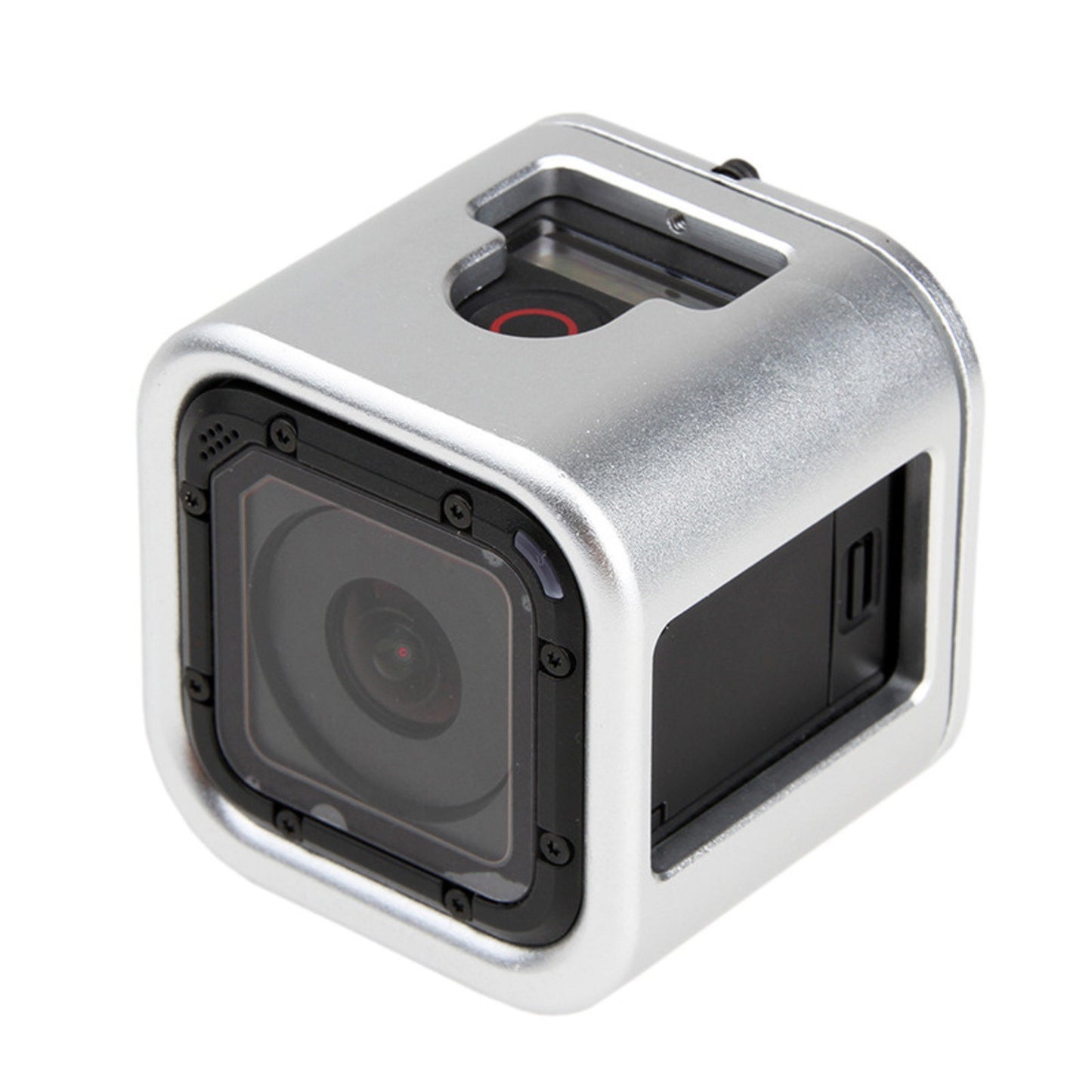 Silvery Aluminium Protective Housing Case Cover Frame for GoPro Hero 4/5 Session