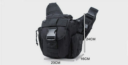 Tactical Shoulder Bag Sling Backpack Camping Hunting Hiking Waterproof Nylon 1PC