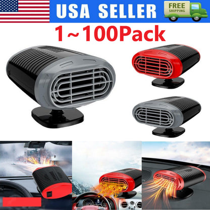 150W Heater Portable Heating Cooling Fan Defroster Demister Car Truck 12V LOT