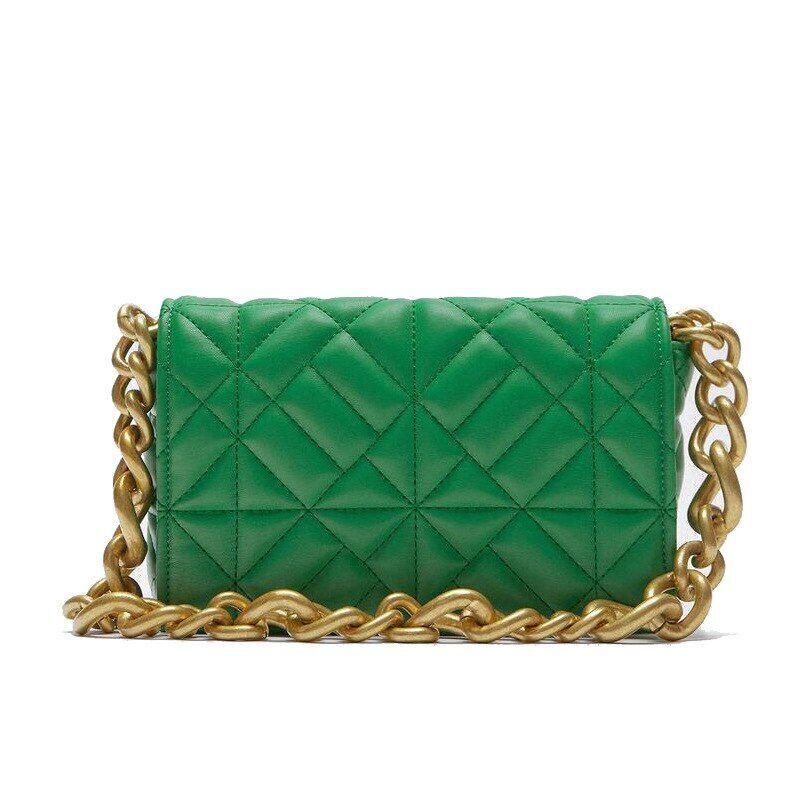 Soft Leather Chain Shoulder Bag Purse Handbag Clutch Tote High Quality S/L Sizes