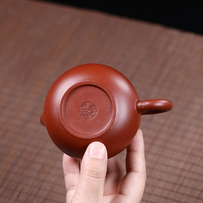 90ml Yixing Zisha Pottery Teapot Tea Pot Dahongpao Clay Xishi 9 Infuser Holes