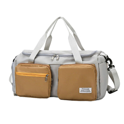 Holdall Sports Fitness Bag Leisure Yoga Bag Large Capacity Travel Shoulder Bag
