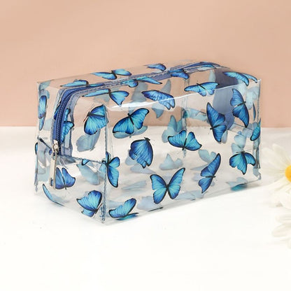 Clear Cosmetic Bag PVC Transparent Makeup Bag Waterproof Case Zipper Travel Bags