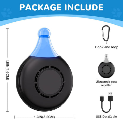 4xAnti Bug Insect Repellent Ultrasonic Pest Flea Tick Repeller for Pets Supplies