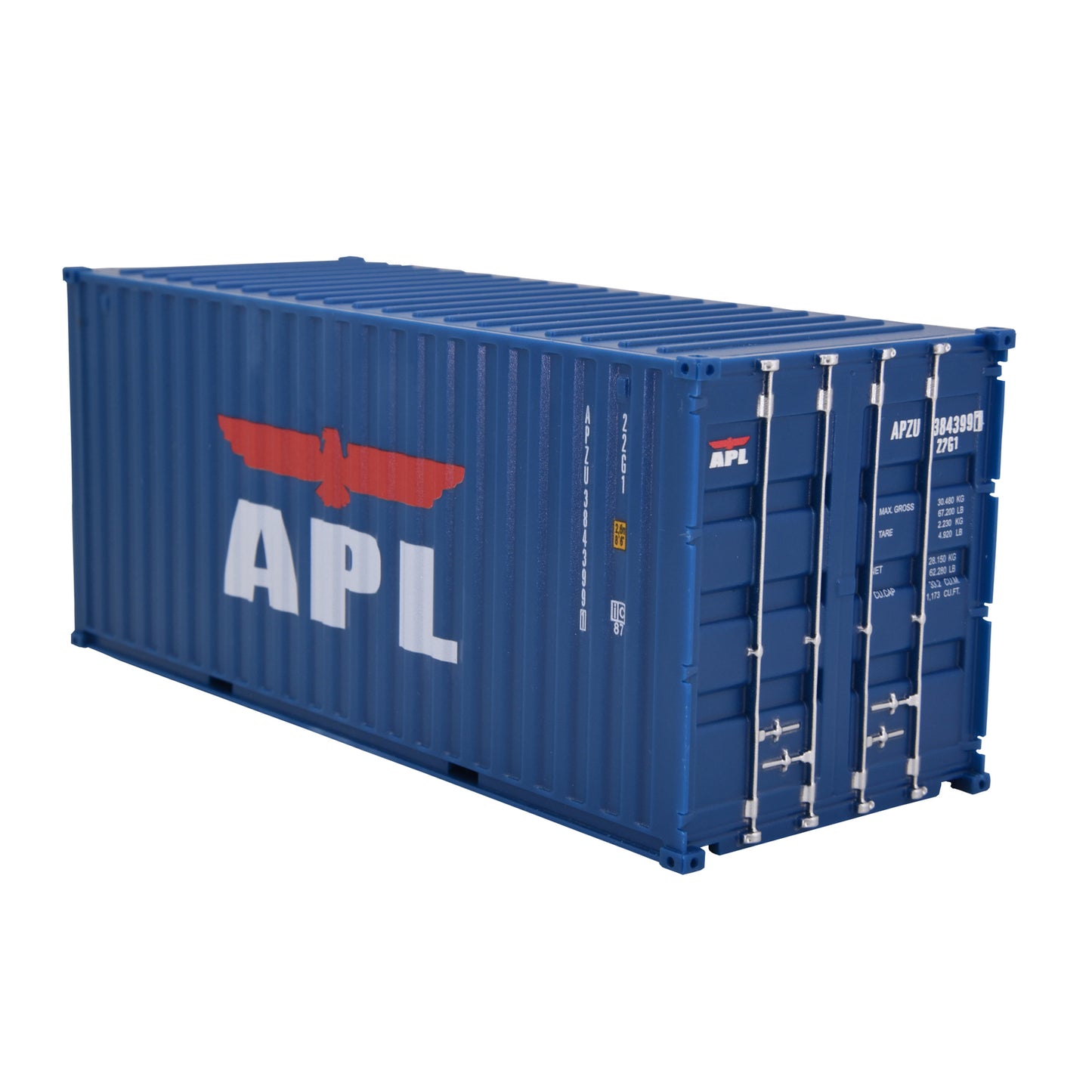 1:35 APL 20GP Shipping Container Model Plastic Office Home Decorate Toy