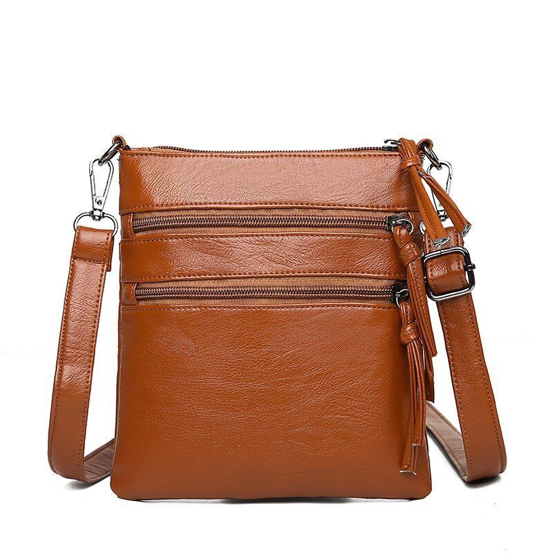 Small Shoulder Bag Synthetic Leather Crossbody Bag Messenger Bag Handbag Purse