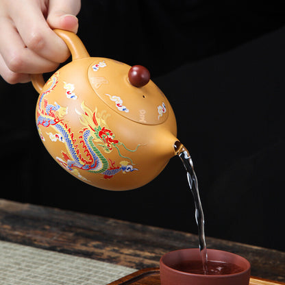 Chinese Tea Pot Color Changes Creative Xishi Pot Real Yixing Zisha Duan Clay New