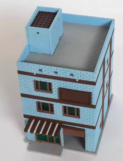 1:150 N Scale Railway Scene Japanese Buildings Model Kits Assembly Toys