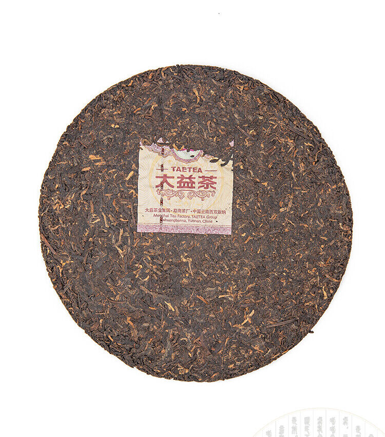 2019 TAETEA Chinese Shu Pu-erh Tea Dayi 7592 Chi Tse Beeng 1901 Ripe Puer 357g