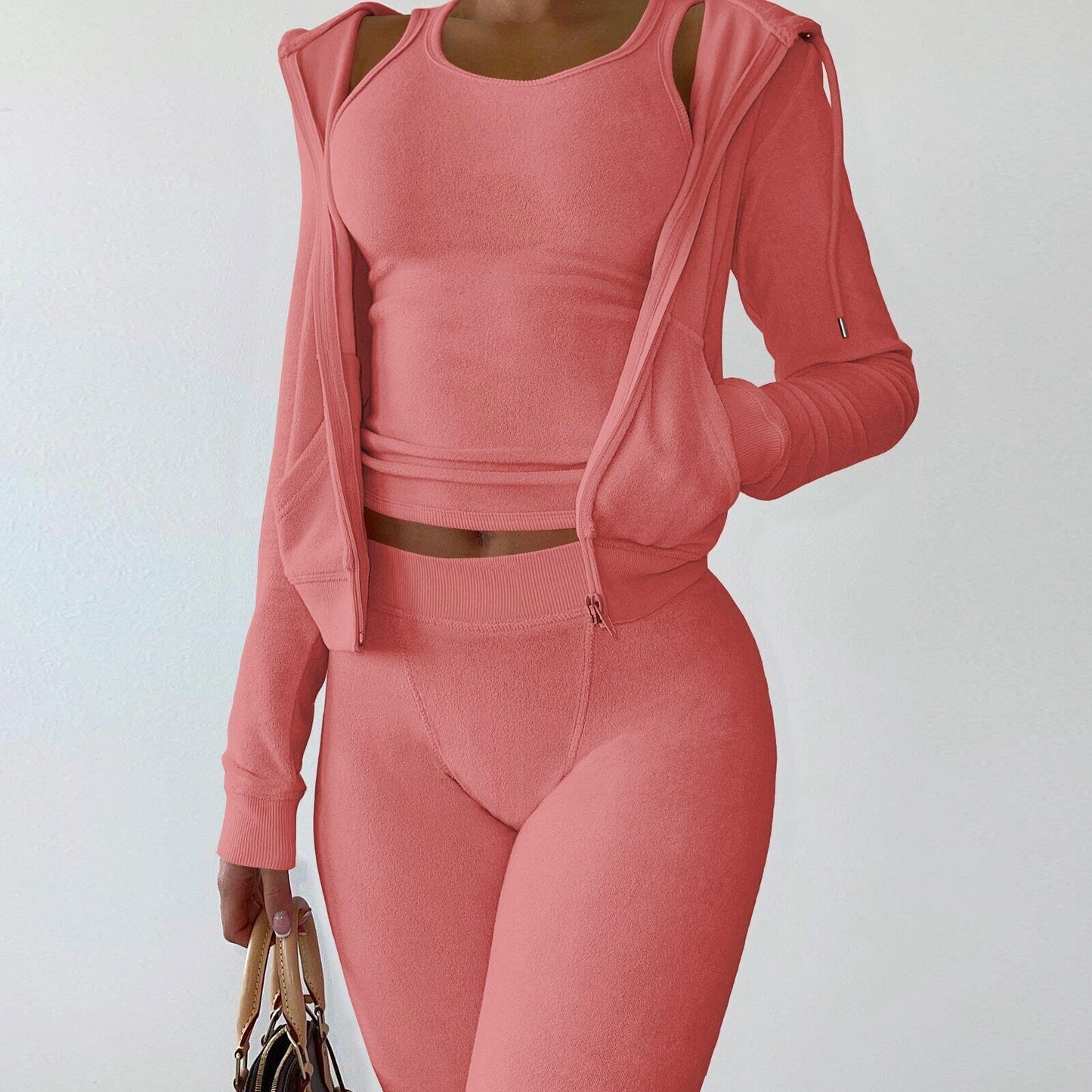 Jacket Tracksuit Two Piece Set 2 Pieces Sets Women Outfit Sweatsuit Jackets