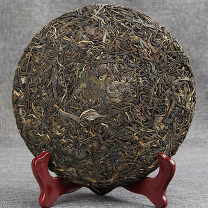 357 grams of natural Menghai Qizi cake organic Pu'er tea series Pu'er tea-
