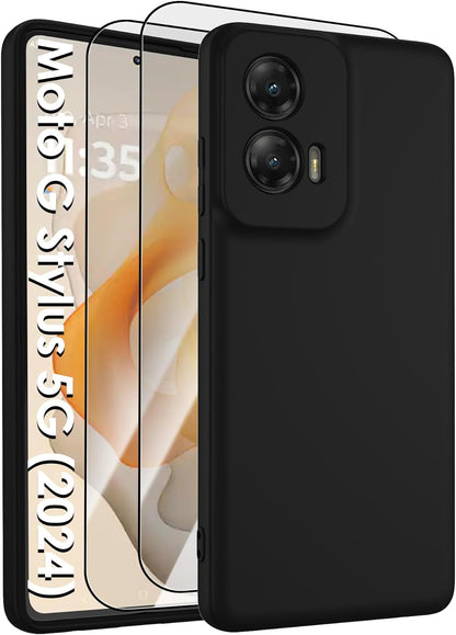 For Moto G Stylus 5G 2024 Case,Liquid Silicone Upgrade [Soft Anti-Scratch Microf