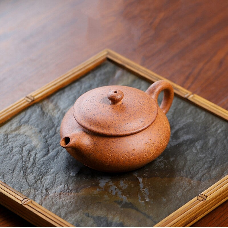 On Sales Marked Tea Pot Real Yixing Zisha High Temperature Duan Clay Kungfu Pot