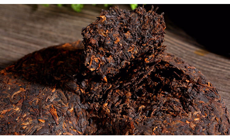 2009 Ripe Pu-erh Heaven Earth Menghai Royal Golden Buds Old Arbor King Tea 357g