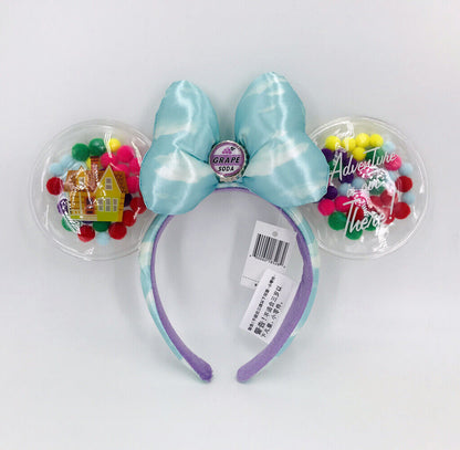 Movie Hat UP Grape Soda Cap Balloons 2020 Minnie Ears Disney Parks Headband