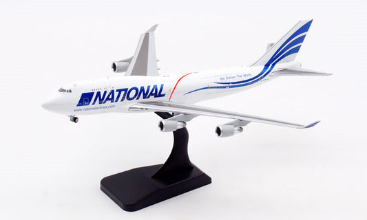 JC Wings NATIONAL AIRLINES FOR BOEING B747-400BCF N756CA 1/400 Aircraft Model