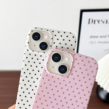 for Iphone 13 Case Cute Polka Dot Phone Case Soft TPU Slim Shockproof Phone Cove