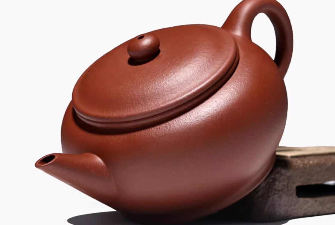 150cc chinese Yixing Handmade Zisha Dicaoqing clay Teapot ShuiPing Hu Tea Pot