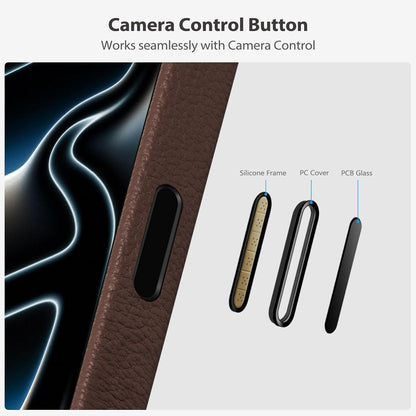 Handcrafted Premium Tumbled Leather Case for Iphone 17 Pro Max, Compatible with
