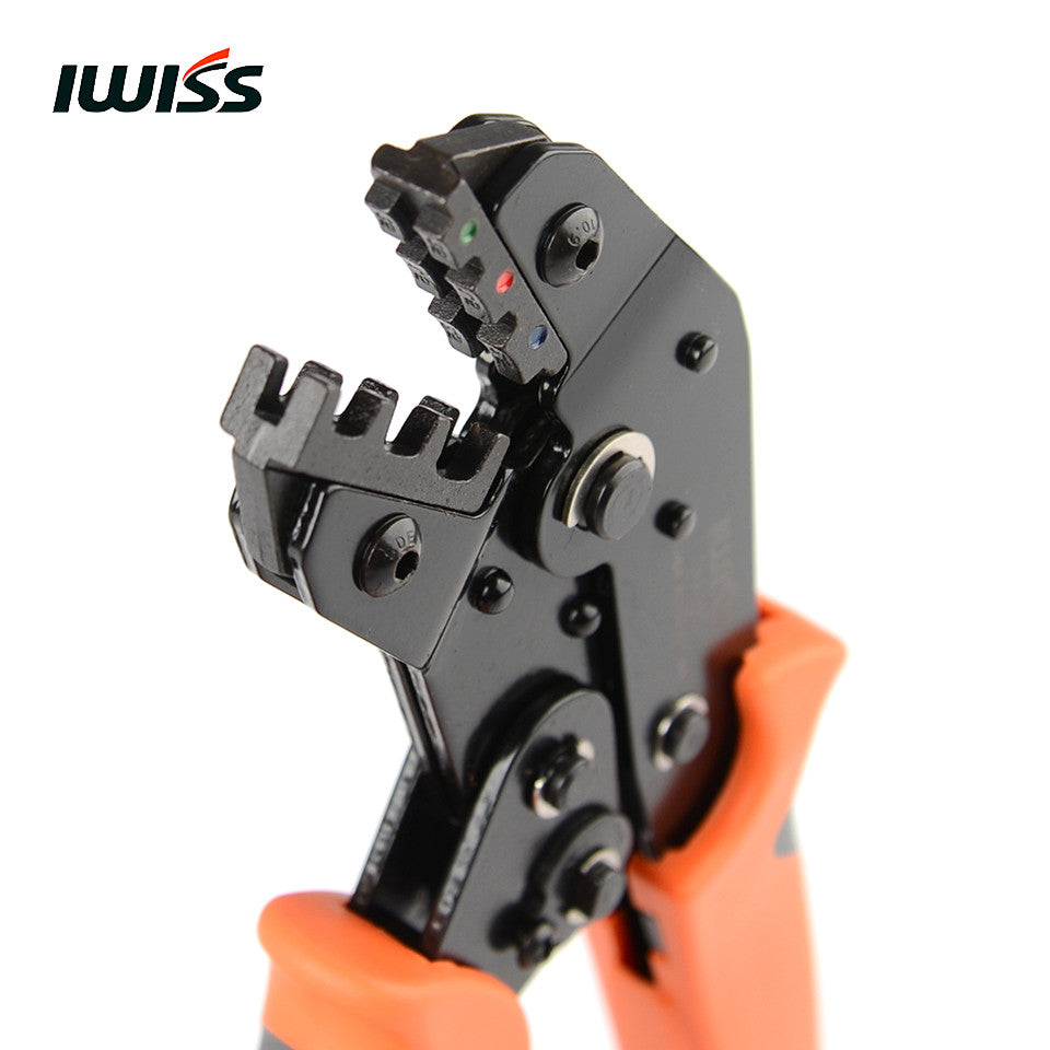 IWISS SN-02C Pre-insulated Terminal U Type Y Terminals Crimper Plier 0.25-2.5mm²