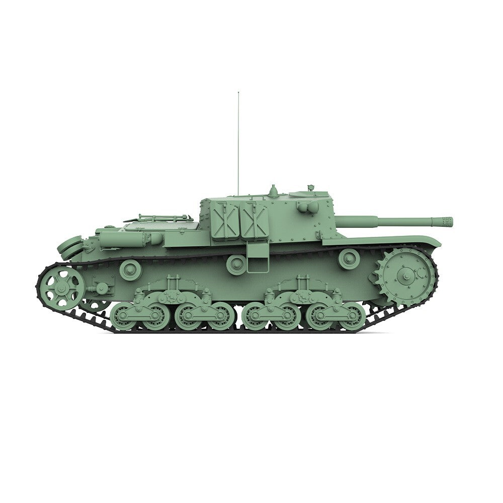 SSMODEL 1/72 25mm Military Model Kit Italy M41 75mm/L32 Gun Motor CarrItalyge