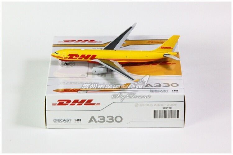 1:400 JC WINGS DHL Air Hong Kong AIRBUS A330-200F Aircraft Diecast Plane Model